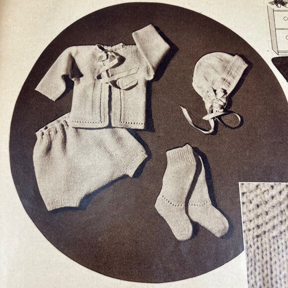 1939 Lux Knitting Pattern Magazine Book - Picture 7 of 13